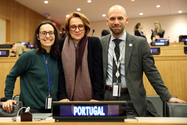 The Portuguese delegation