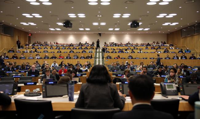 View of the room during the closing plenary