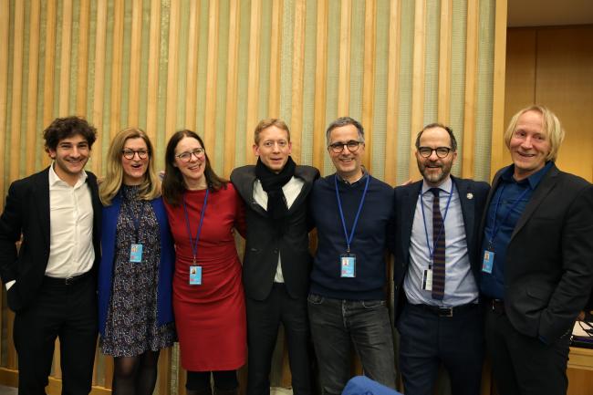 Delegates from Germany and France