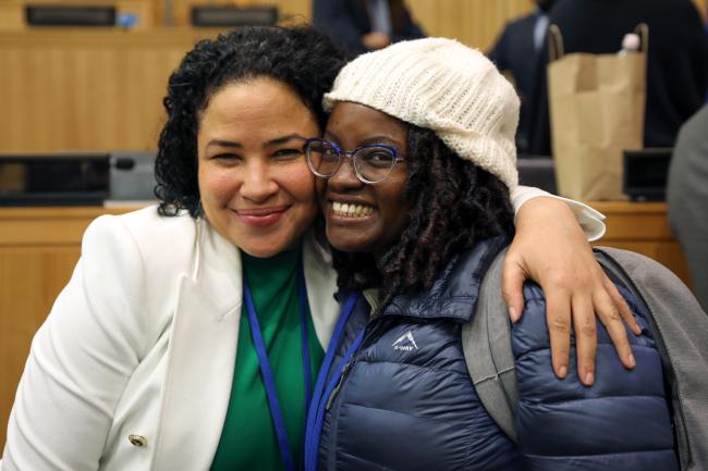 Tamara Thomas, Seychelles, and Tallash Kantai, IISD/Earth Negotiations Bulletin