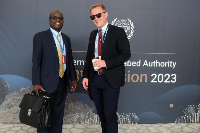 Eden Charles, Special Representative of the ISA Secretary-General for the Enterprise, and Andreas Motzfeldt Kravik, Norway