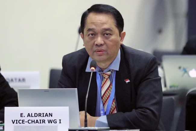 Edvin Aldrian, WGI Vice-Chair 