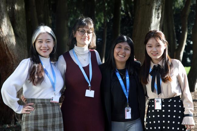 Family photo of IPCC Secretariat Interns 