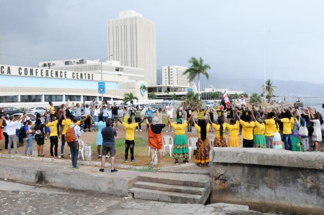 Greenpeace demonstration