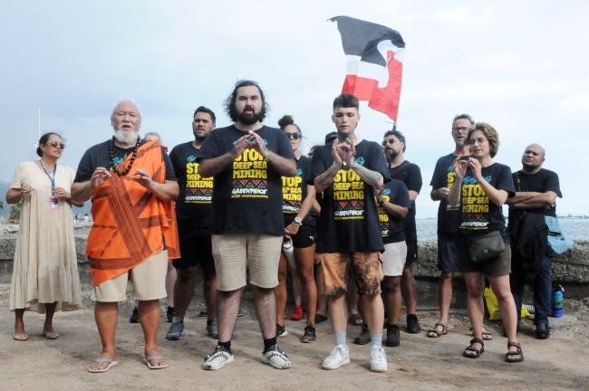 Greenpeace representatives