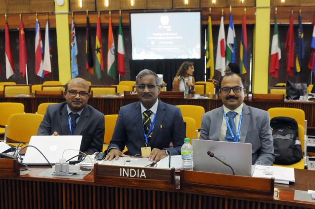 The Indian delegation