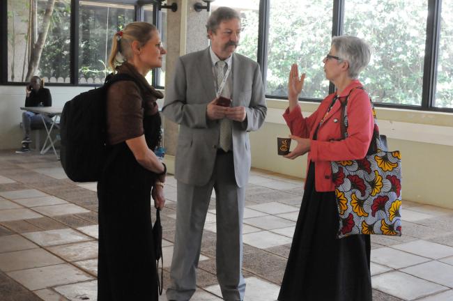 Jozef Buys, Independent consultant, and Anita Breyer, ICCM5 President