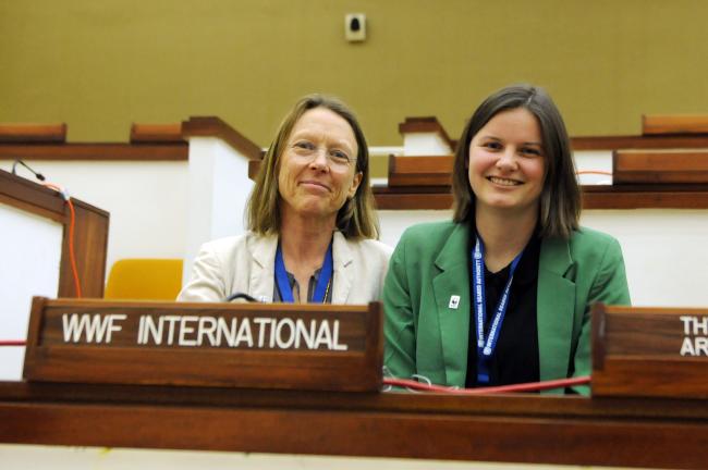 Jessica Battle and Kaja Loenne Fjaertoft, WWF International