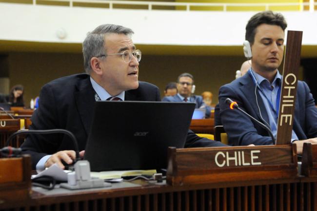 José Antonio Cabedo, Chile