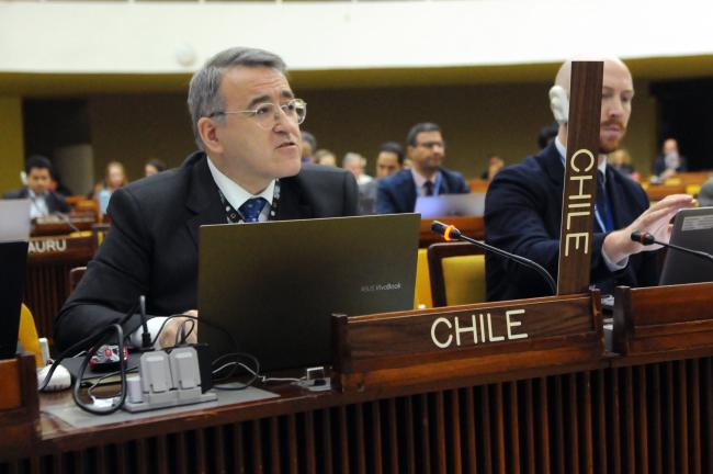 José Antonio Cabedo, Chile