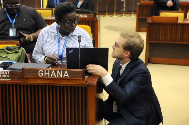Khalilah Hackman, Ghana, and Clemens Wackernagel, Germany