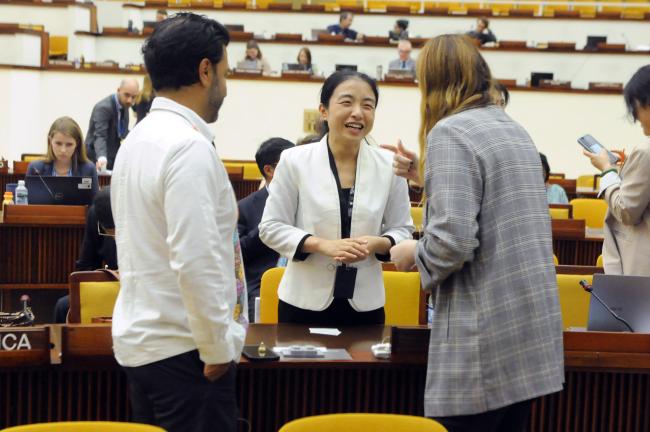 Marcelino Miranda, Mexico; Wenting Zhao, China; and Lucia Scheinkman, Argentina