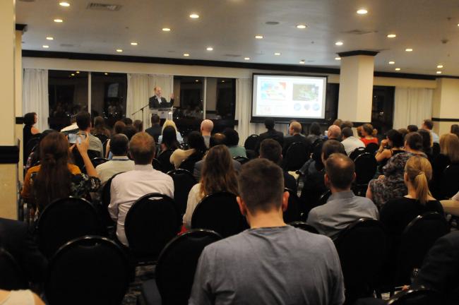 Participants during the presentation by Matthias Haeckel, GEOMAR