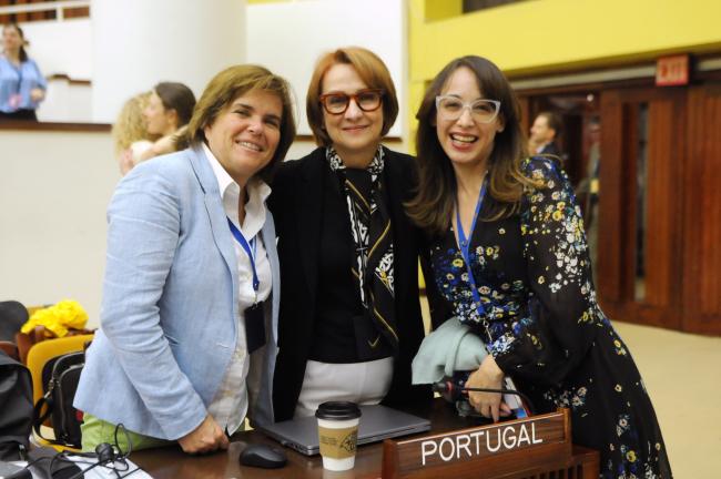 Portuguese delegates and ISA Secretariat