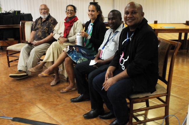 Speakers of the side event on Island Perspectives on Deep Sea Mining
