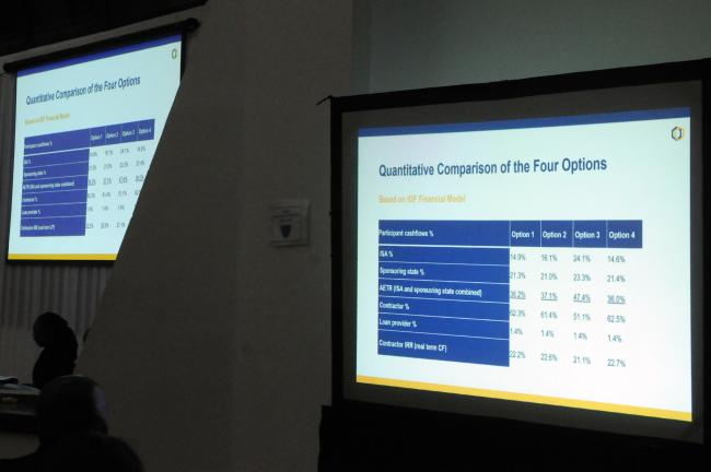 A slide from the presentation by the Alexandra Readhead, IGF