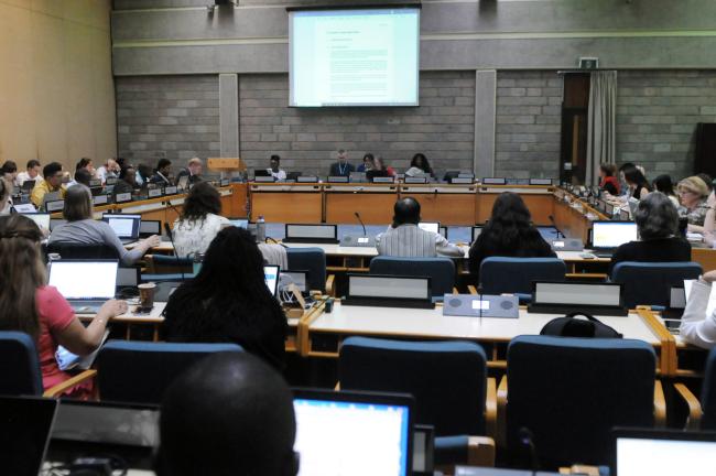 Delegates from Thematic Group 1 met in the morning and late evening