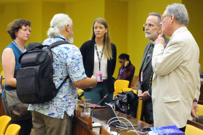 Solomon “Uncle Sol” Kaho‘ohalahala, Maunalei Ahupua‘a/Maui Nui Makai Network, and US delegates