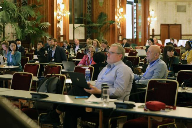 View of the room during an afternoon contact group