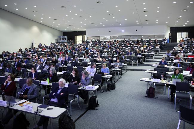 View of the room during the afternoon session 