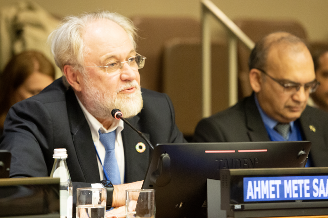 Ahmet Mete SAATÇİ, Emeritus Professor, Member of the Board of Governors of World Water Council 2019-2022 of Türkiye - UNWater2023 - 23 March 2023 - Photo