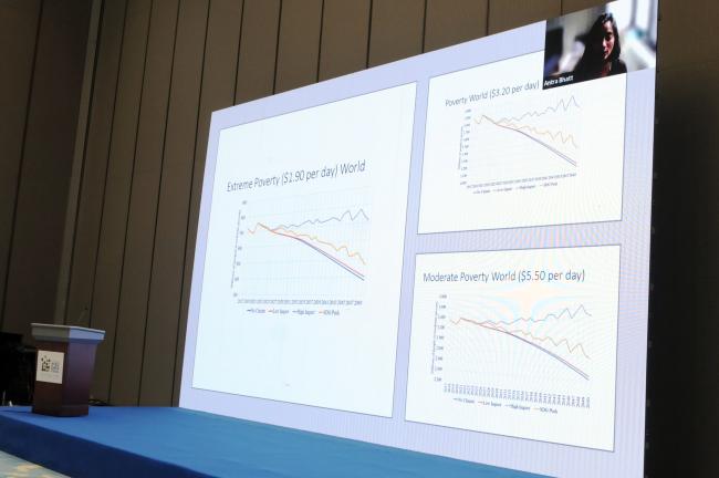 A slide from the presentation by Antra Bhatt, UN Women