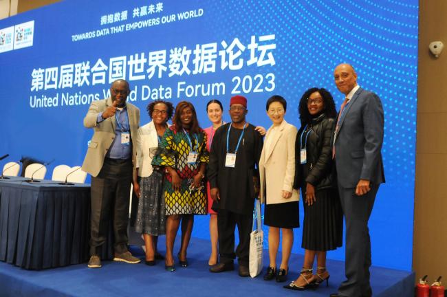 Group photo at the end of event on Innovative Ways for Increasing Timeliness and Coverage of SDG Indicators
