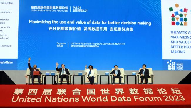 Panel speakers of the High-level Plenary on Maximizing the Use and Value of Data for Better Decision Making