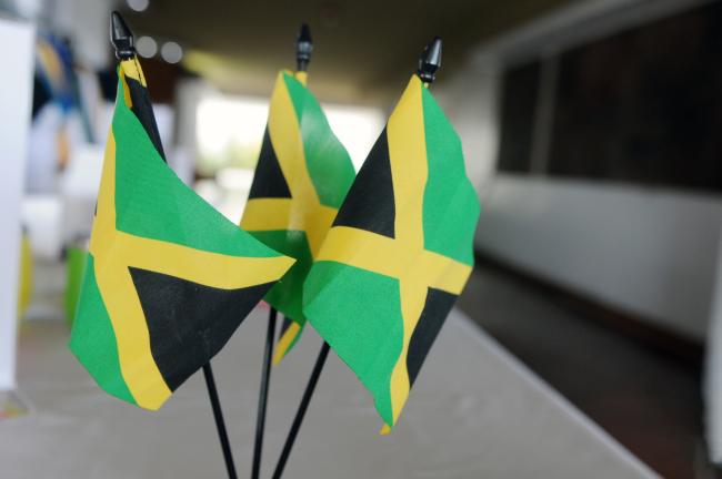 Jamaican flags