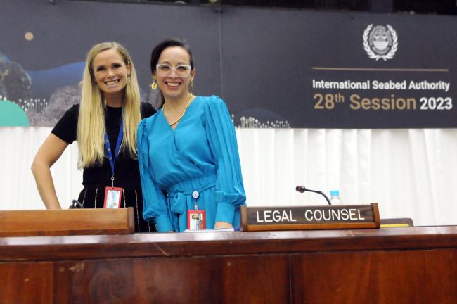 Lea Kolmos Weis and Mariana Durney, ISA Secretariat