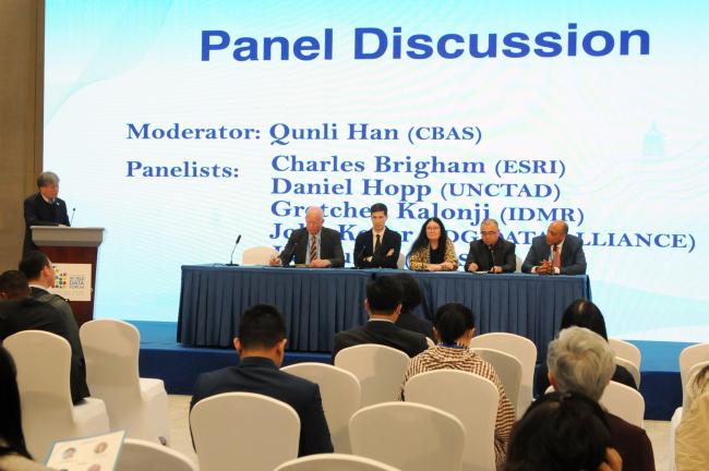 Panel speakers of the event on Innovative Ways for Increasing Timeliness and Coverage of SDG Indicators