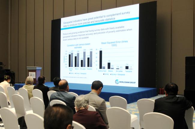 A slide from the presentation by David Newhouse, World Bank Group