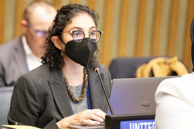 Aysha Ghadiali, US - UNFF18 - 11May2023 - Photo