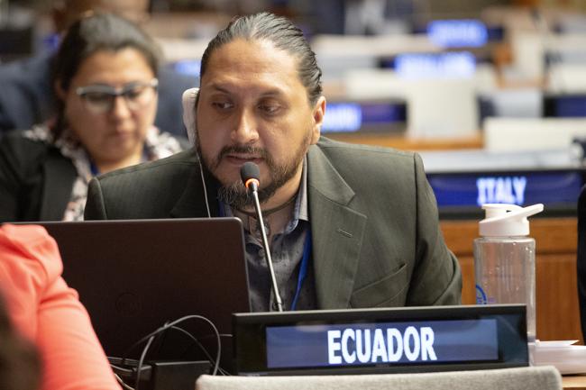 Carlo Eduardo POnder Urllacís, Ecuador - UNFF18 - 9May2023 - Photo