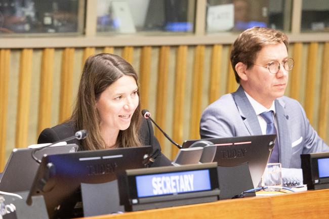 Catherine Grenier, President and CEO, Nature Conservancy Canada- UNFF18 - 9May2023. - Photo