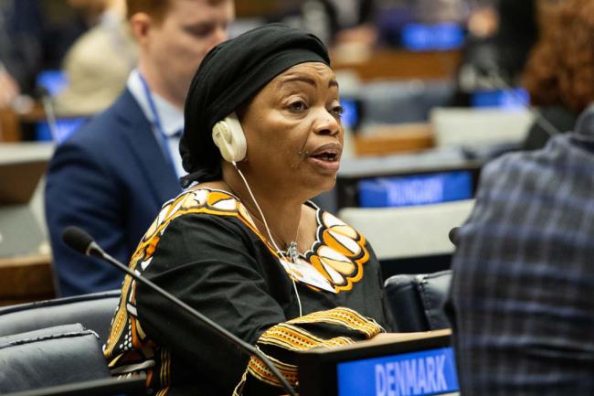 Ève Bazaiba, Minister for the Environment, Democratic Republic of the Congo - UNFF18 - 10May2023 - Photo