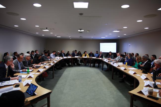 View of the room during the Accelerating Implementation of DRR and Resilience in Infrastructure event