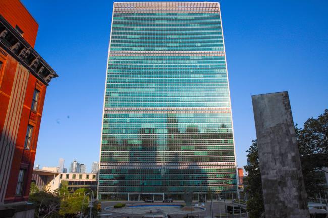 UN Headquarters in New York, US