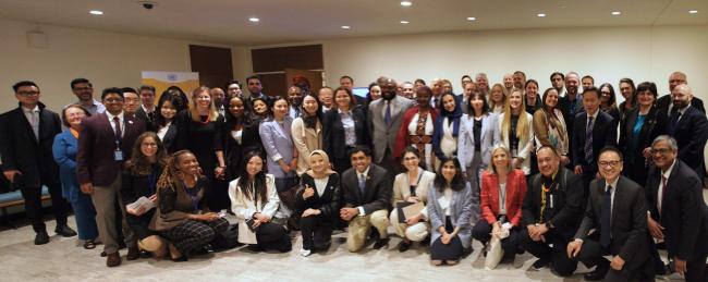 Group photo of participants of the Global Expert Group Meeting in preparation of the SDG 7 review at the HLPF 2023