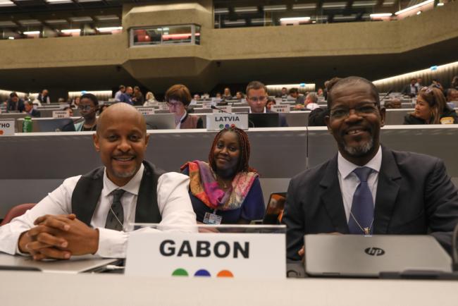 Delegates from Gabon