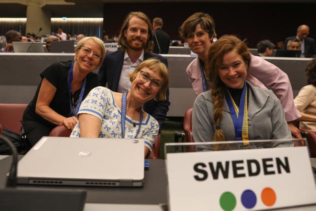 Delegates from Sweden 