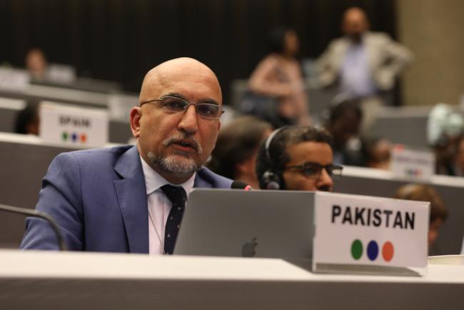 Syed Mujtaba Hussain, Pakistan, on behalf of the Asia-Pacific Region