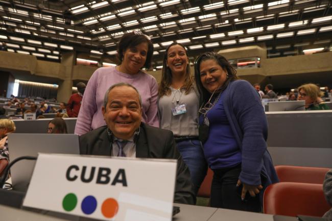 Delegates from Cuba 