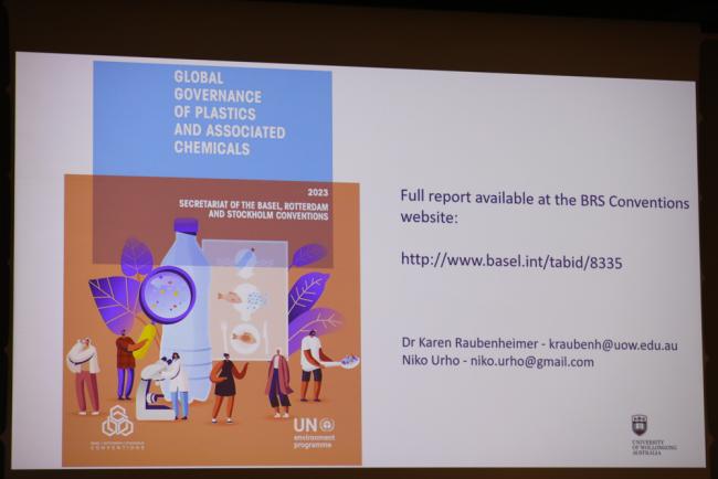 A report on the Global Governance of Plastics and Associated Chemicals was launched during the event