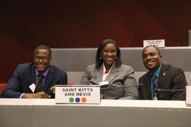 Delegates from Saint Kitts and Nevis