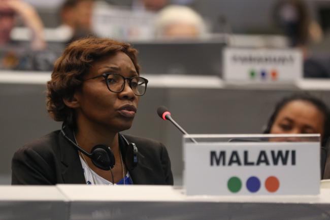 Caroline Theka, Malawi, on behalf of the African Region
