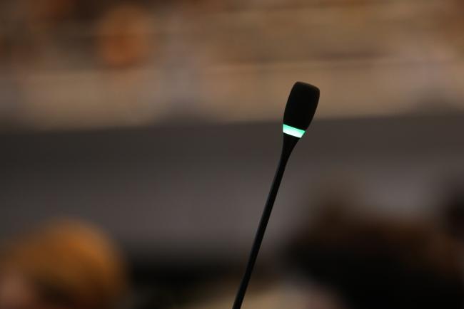 Delegates request the floor to speak as the proposed amendment to the Rotterdam Convention is discussed