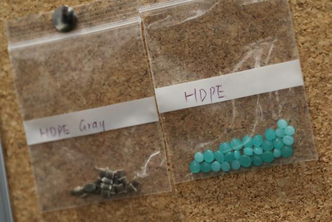 Plastics on display