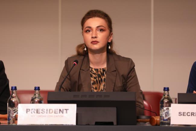 Ana Berejiani, Rotterdam Convention President