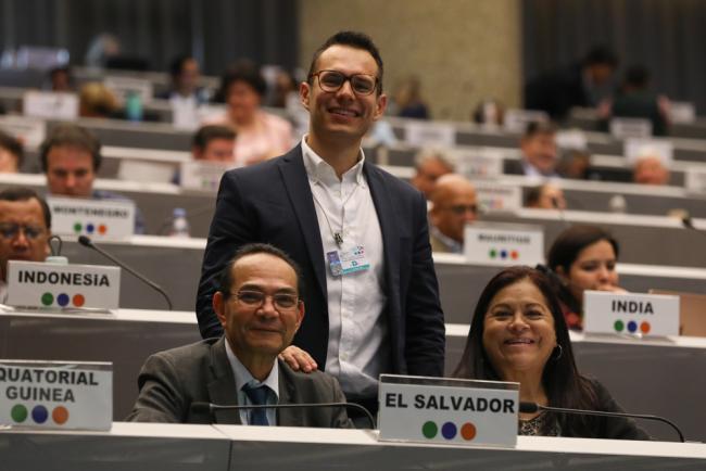 Delegates from El Salvador
